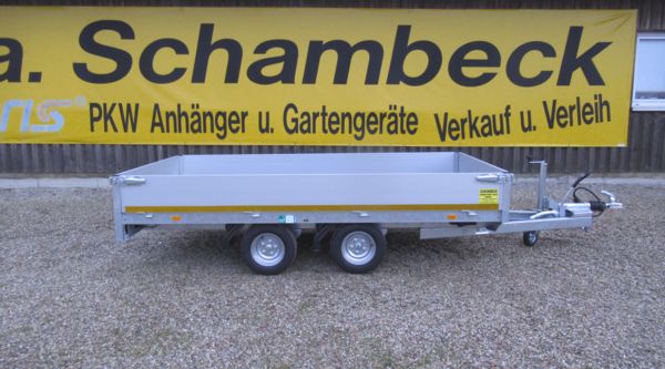 ⭐️ Eduard Anhänger Hochlader 2000 kg 310x160x30 cm ⭐️