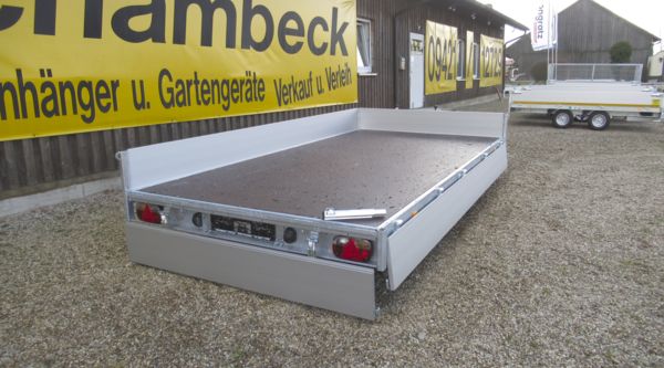 ⭐️ Eduard Anhänger 2700 kg 406x200x30 cm mit Rampen und Winde ⭐️