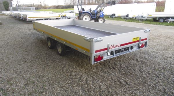 ⭐️ Eduard Anhänger 2700 kg 406x200x30 cm mit Rampen und Winde ⭐️