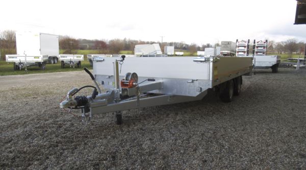 ⭐️ Eduard Anhänger 2700 kg 406x200x30 cm mit Rampen und Winde ⭐️