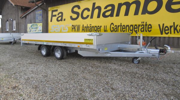 ⭐️ Eduard Anhänger 2700 kg 406x200x30 cm mit Rampen und Winde ⭐️