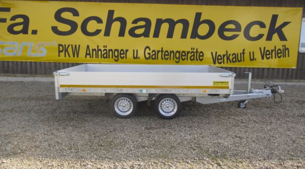 ⭐️ Eduard Anhänger Hochlader 2700 kg 330x180x30 cm ⭐️