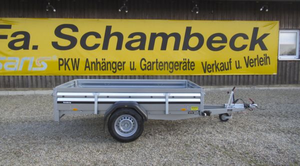 ⭐️ Brenderup Anhänger Tieflader 2260 SB 1300 258x128x40 cm ⭐️