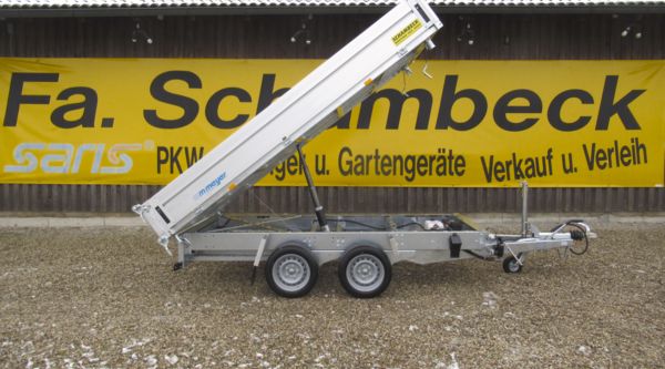 ⭐️ WM-Meyer Anhänger Dreiseitenkipper 3000kg 319x186x33 cm ⭐️