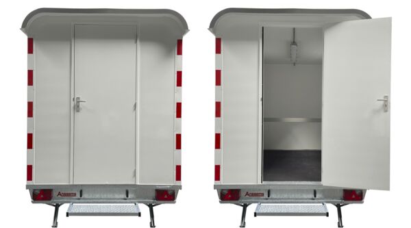 Anssems Bauwagen PTS 1400 390x188 mit Toilette