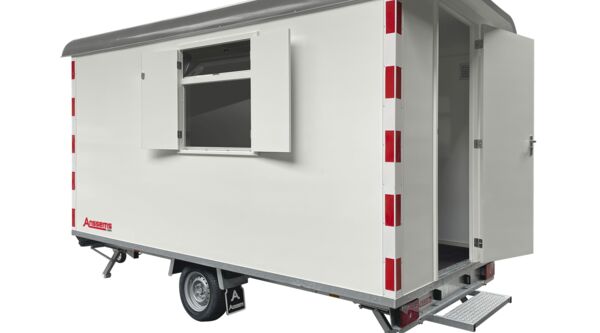 Anssems Bauwagen PTS 1400 390x188 mit Toilette