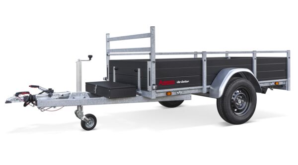 Anssems Tieflader BSX 1350.251x130 Profi Serie mit Reling und H-Gestell Go Getter Version