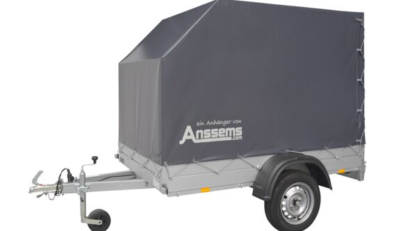 Anssems Tieflader GT 750.211x126 mit Aktionsplane 150 cm Innenhöhe