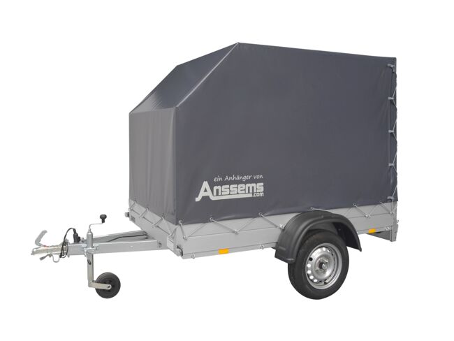 Anssems Tieflader GT 750.211x126 mit Aktionsplane 150 cm Innenhöhe