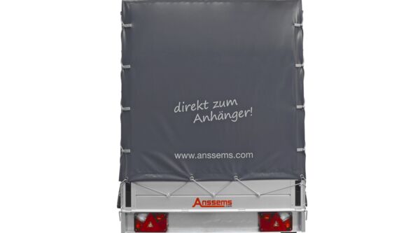 Anssems Tieflader GT 750.211x126 mit Aktionsplane 150 cm Innenhöhe