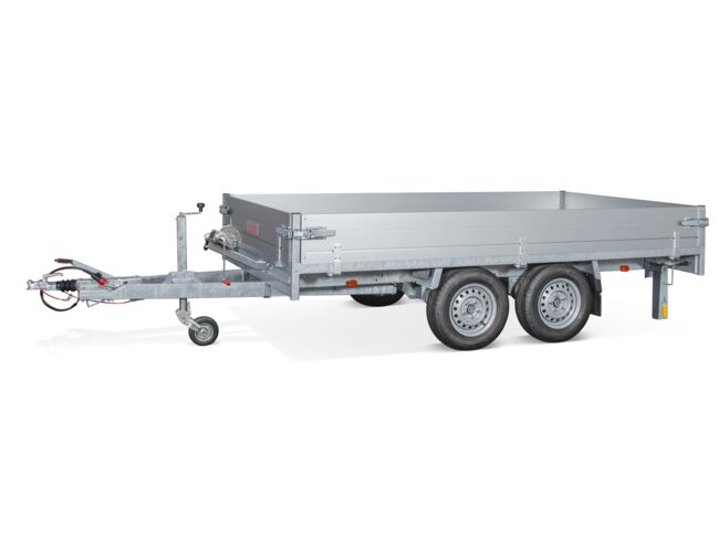 Anssems Hochlader Tandem ASX 2500.325x178 mit Rampen, Seilwinde und Stützen!