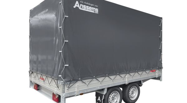 Anssems Hochlader Tandem PSX 2500.325x178 Profi Serie mit Aktionsplane 180 cm