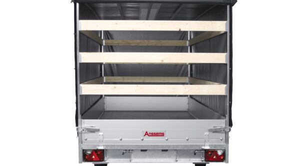 Anssems Hochlader Tandem ASX 2000.325x178 mit Rampen, Seilwinde, Stützen und Aktionsplane 180cm!