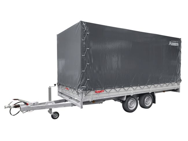 Anssems Hochlader Tandem ASX 3000.405x178 mit Rampen, Seilwinde, Stützen und Aktionsplane 180cm!