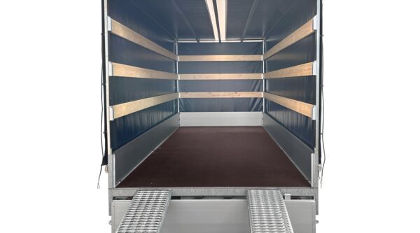 Anssems Hochlader Tandem ASX 3000.405x178 mit Rampen, Seilwinde, Stützen und Aktionsplane 180cm!