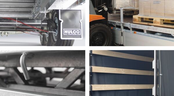 Hulco Anssems Hochlader Tandem Medax-2 3000.502x203 Komplett mit Aktionsplane 210 cm (Extra Hoch)