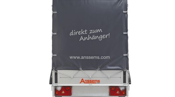 Anssems Tieflader GT 750.201x101 mit Aktionsplane 120 cm Innenhöhe